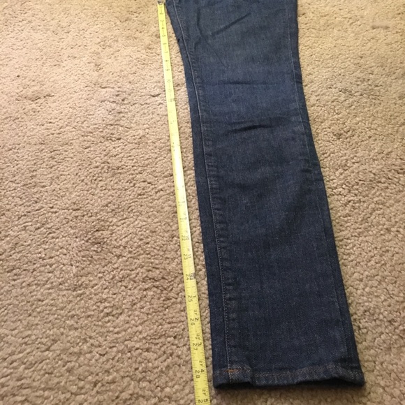 J Brand Dark Blue Mid Rise Skinny Leg Jeans - Picture 7 of 8